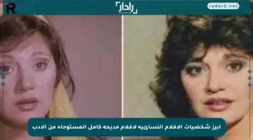 أبرز شخصيات الأفلام النسائية لأفلام مديحة كامل المستوحاة من الأدب